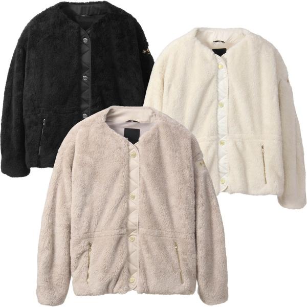 タトラス アナベラ Annabella ボアブルゾン Lcka0363033588 Tatras ブラック アイボリー ライトグレー レディース