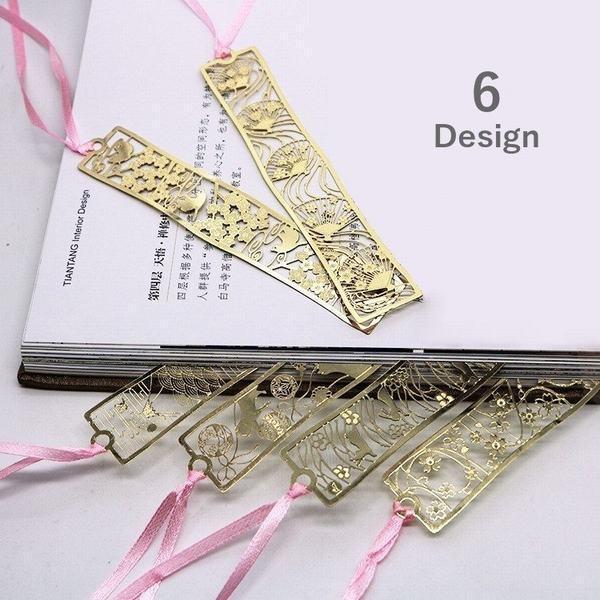 しおり 栞 ブックマーカー ブックマーク 雑貨 読書 透かし模様 金属 ネコ ウサギ おしゃれ 和風１０点セット C 1504 エイチエフライフ 通販 Yahoo ショッピング