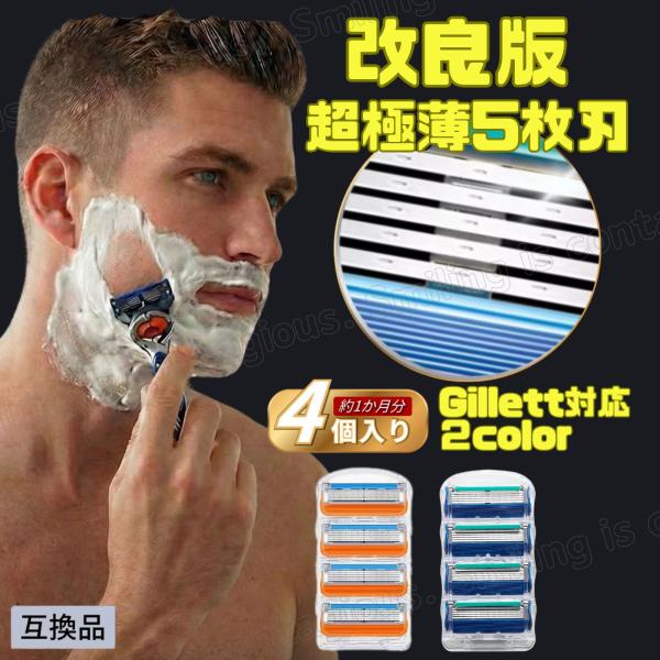 ジレット　全フュージョンシリーズに対応！クッション部分が更に柔らかく滑らかになった新型です。ジレットの替刃互換品も本家と同じくモデルによって機能が違いますのでお持ちのジレット本体を確認し、タイトルの物と相違が無いか確認ください。※クッション...