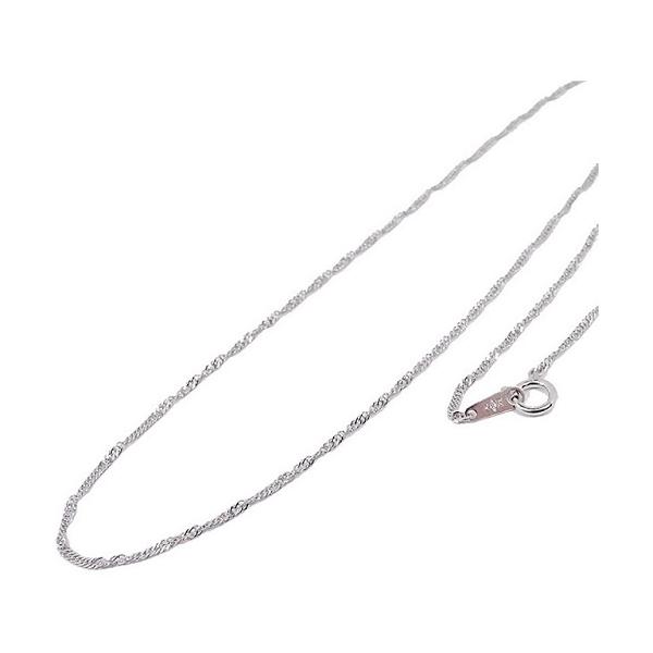 純プラチナ (Pt999) ネックレスチェーン・スクリュー50cm (造幣局検定