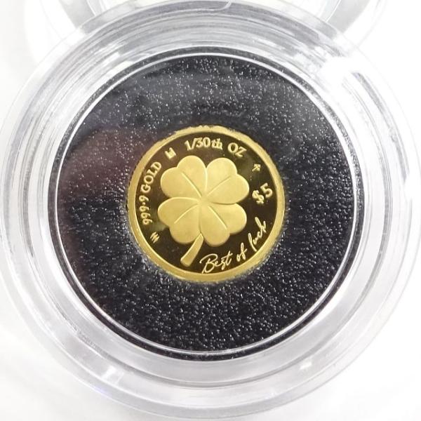 CL3000◆コイン素材：K24(純金999.9)　◆重さ：1/30oz（オンス）◆コインサイズ：直径12mm※ロイヤルミント（英国王立造幣局）証明書付☆☆☆＝おすすめポイント♪☆☆☆四つ葉のクローバーは、通常の三つ葉のクローバーよりも希少...