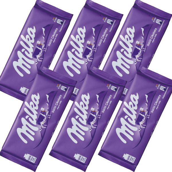 ミルカ チョコレート アルペンミルク 90g 6個セット 送料無料