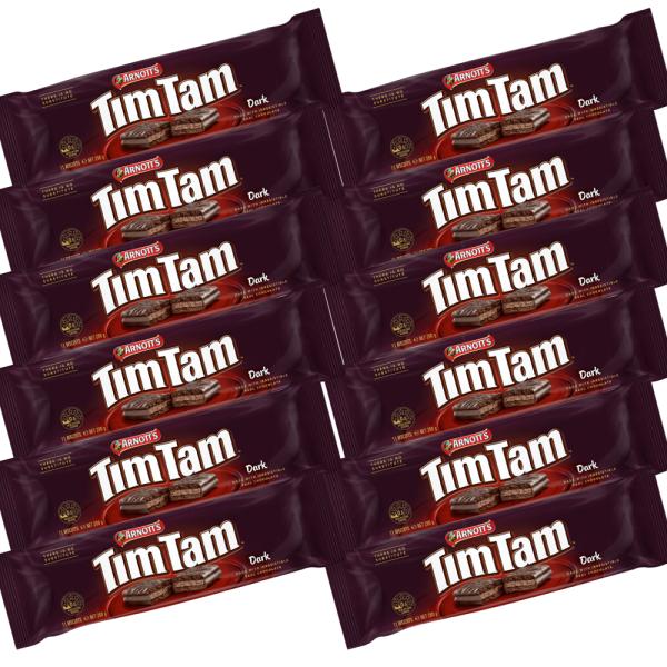 ティムタム クラシック ダーク２００ｇ １２個セット 送料無料 ビスケット チョコ オーストラリア ティムタム クラシック ダーク200g 12個セット 送料無料