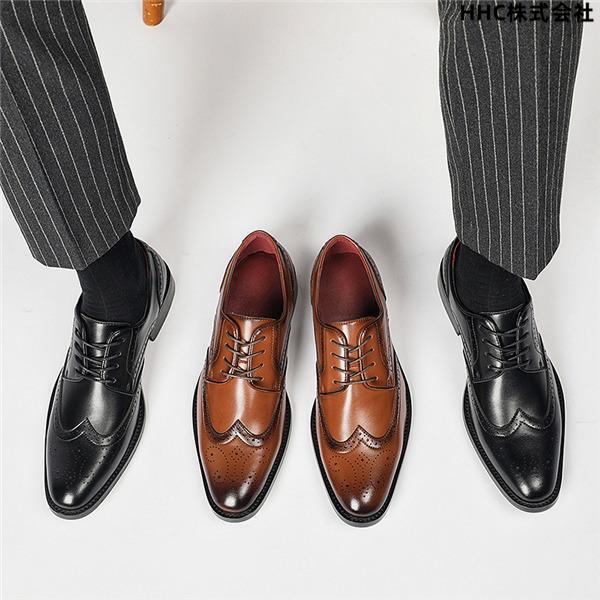 ビジネスシューズ メンズ 本革 上品 メッシュ 通気性 カジュアル