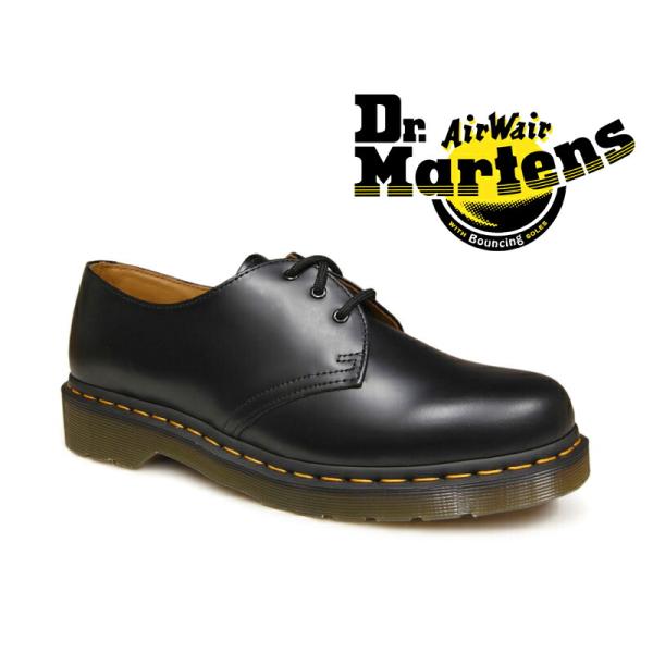 Dr.martens ドクターマーチン 3ホールブーツ　UK9 Dr.Martens ドクターマーチン 3ホール 1461 Z ブラック イエロー
