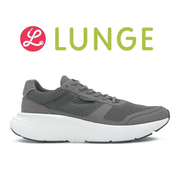 LUNGE Vivo Runメンズ ランニングシューズ Grey/White LUNGE ドイツ製 厚底 ランニングシューズ ルンゲ ヴィヴォラン グレー