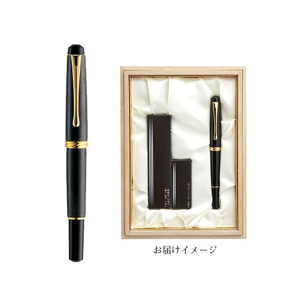 くれ竹の筆ぺん 万年毛筆 / 夢銀河 天然木 ( 梨 型おろし DAY140-19