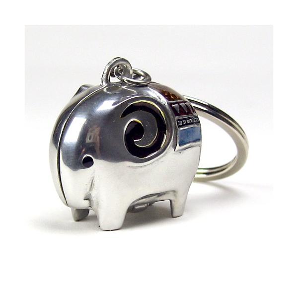 Loyfar ロイファー / ハンドクラフト ピューター ) キーホルダー ぞう