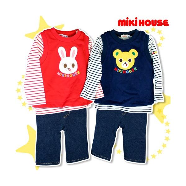 ミキハウス / プッチー＆うさこのお祝い3点セット ( 14-1111-849