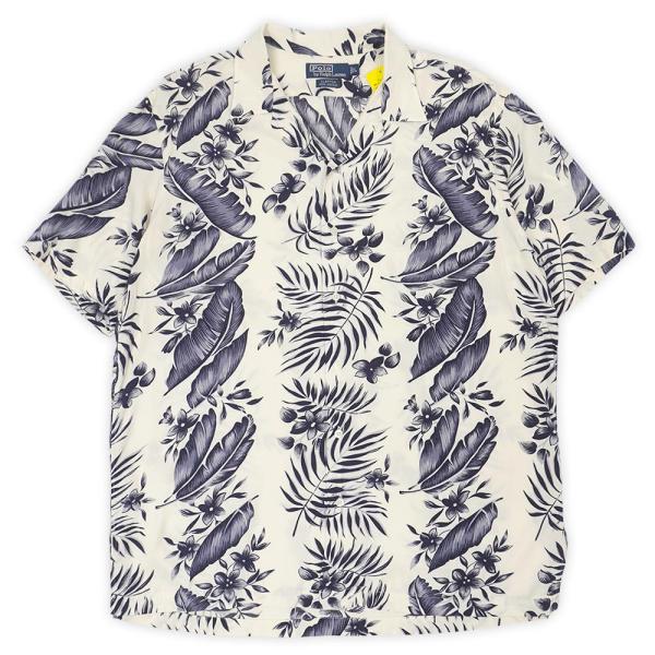 ポロラルフローレン POLO RALPH LAUREN 90s オープンカラー レーヨン
