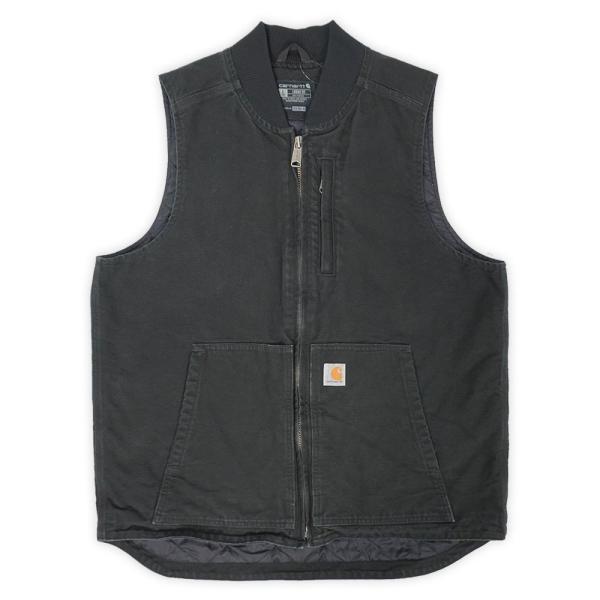 カーハート Carhartt 00s ダックベスト LOOSE FIT シンサレート BLK