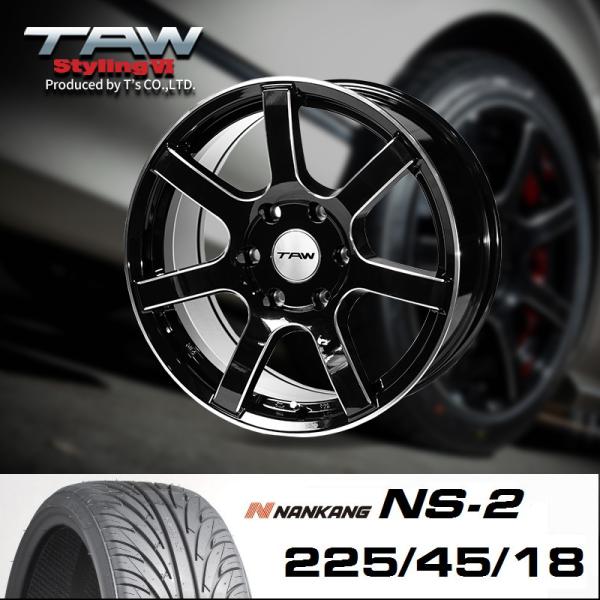 200系ハイエース ホイール タイヤ TAW Styling6 18X8.0J +37 6H139.7