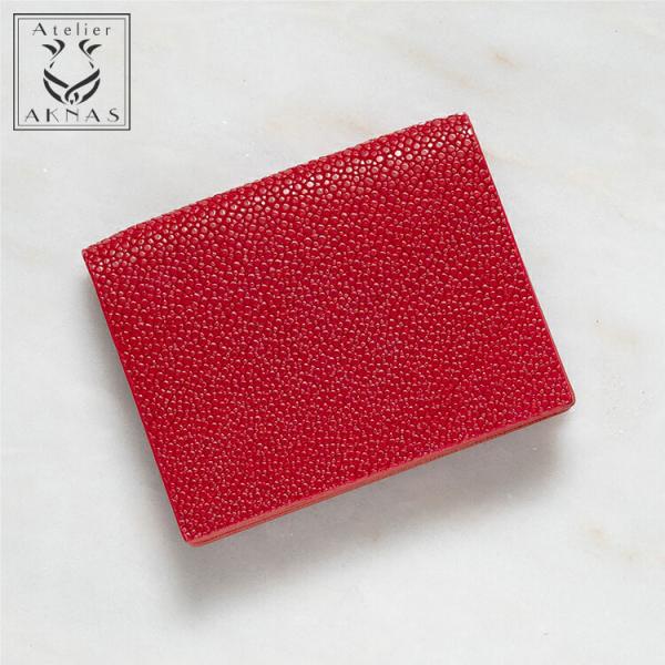 名刺入れ カードケース ロッソ/レッド/赤 HAN003 ガルーシャ