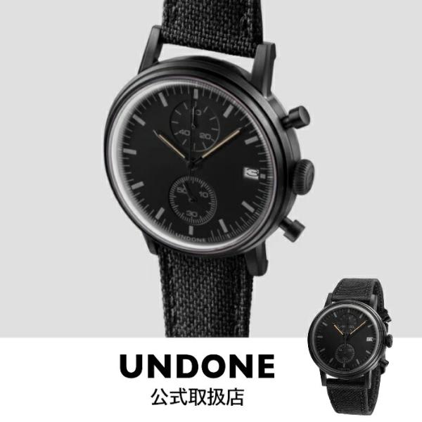 アンダーン UNDONE 腕時計 メンズ Urban アーバン モダンブラック