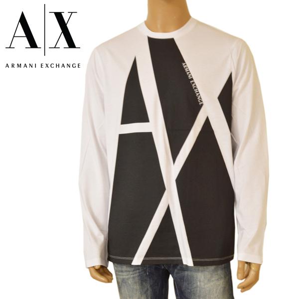 プリントtシャツ アルマーニエクスチェンジ メンズ Armani Exchange ビックロゴ 長袖 ロンt Eaxw025 6hztfz Zjh4z ホワイト Eaxw025 ハイビューティ 通販 Yahoo ショッピング
