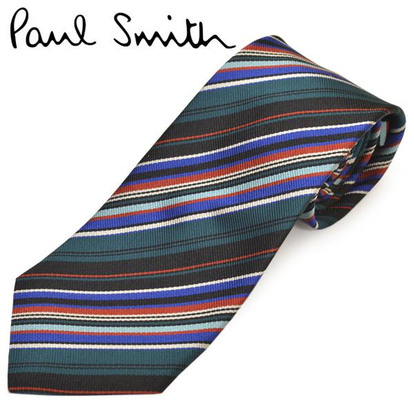 ネクタイ ポールスミス メンズ Paul Smith マルチストライプ柄シルク