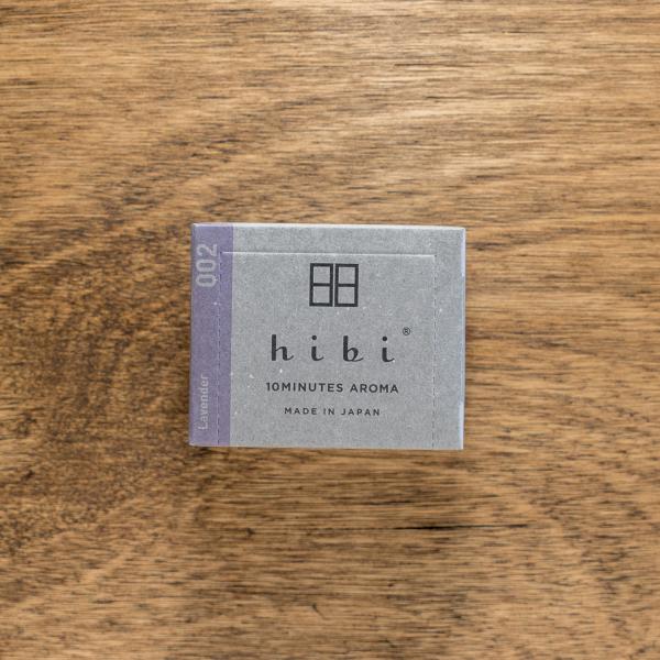 hibi 10MINUTES AROMA ラージボックス ラベンダー／専用マット付