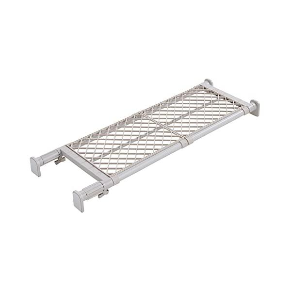他サイト： HEIAN SHINDO 突っ張り棚 強力タイプ メッシュ ホワイト 耐荷重50~30kg 幅73~112cm TAI-7 平安伸銅工業の商品画像