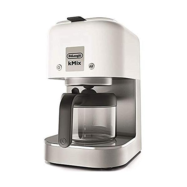 De'Longhi デロンギ ドリップコーヒーメーカー ケーミックス kMix COX750J-WH レギュラーコーヒー 6杯用 ステンレスフィルター アロマスイッチ シャ
