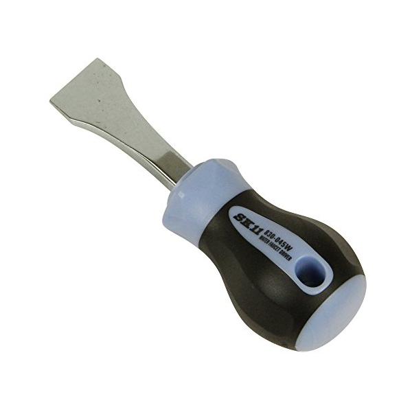 他サイト： SK11エスケー11 水栓ドライバー 先端ストレート形状 軸長45mm スタビータイプ NO.830-045Wの商品画像
