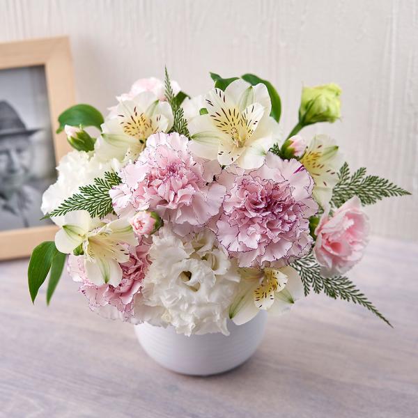 日比谷花壇公式 お供え 花 お供え用 アレンジメント「リレア」 お供え花 供花 法事 仏事 喪中 お彼岸 仏花 お悔み 命日