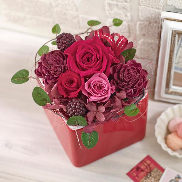 日比谷花壇公式 誕生日 花 プリザーブド＆アーティフィシャル