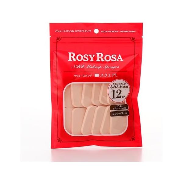 商品名：ROSYROSA バリュースポンジN スクエアL 12P ／ 35gJAN：4901604455264【商品の詳細】メーカー公式サイトにて仕様・スペックは公開されておりますが当店では商品名・JANコードを基に商品登録を行っております...