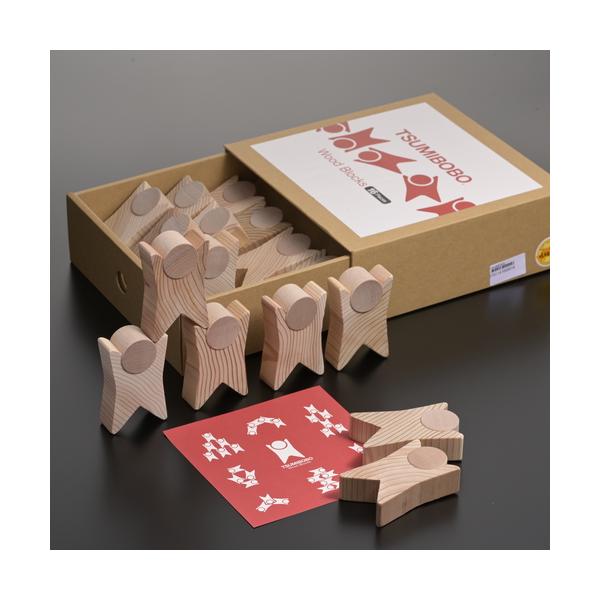 岐阜県の木を使った無塗装の積み木です。木のやさしい手ざわり、においで心が落ち着き、豊かな発想で遊べます。箱サイズ（ｃｍ）　　　23×22×8　（16ピース入）1ピースサイズ（ｃｍ）　8×4.5×2.3