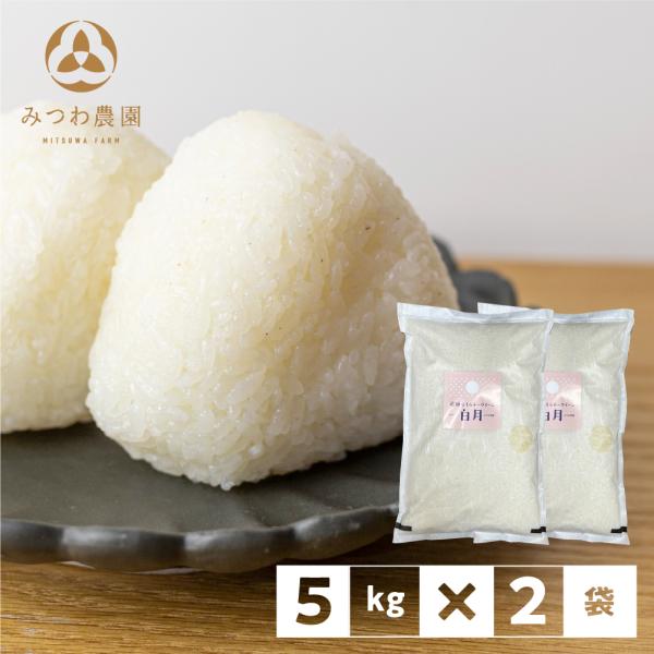 ミルキークイーン お米 10kg 令和7年産 白米 白月（はくげつ） 5kg×2