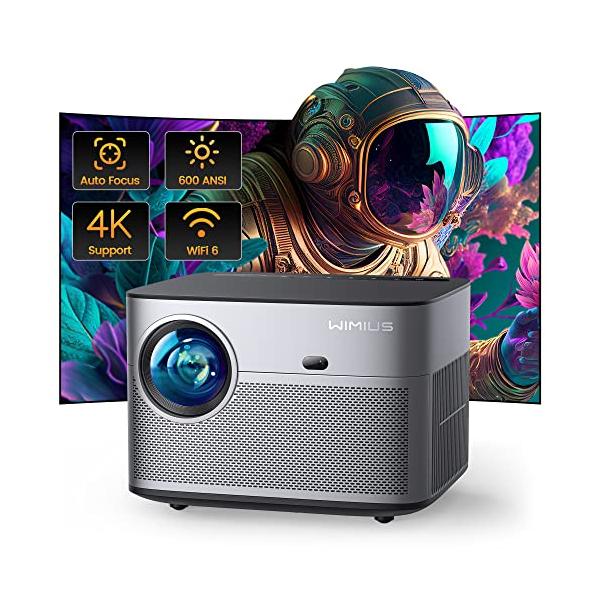 お得な特別割引価格） WiMiUS P62 4Kオートフォーカス プロジェクター