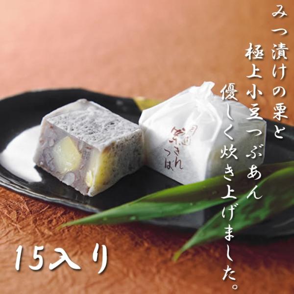 【恵那福堂からのメッセージ】創業以来地元で愛され続けられている栗きんつば。みつ漬けの栗と極上小豆つぶあんのさっぱりとした舌ざわりを生かして炊き上げました。地元山岡の寒天を使い甘さ控えめ、今も昔も変わらぬ製法で作りあげており気取らない味が当店...