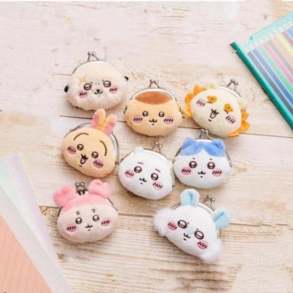 ミニがま口ポーチ ちいかわ 小銭入れ お財布 ぬいぐるみ