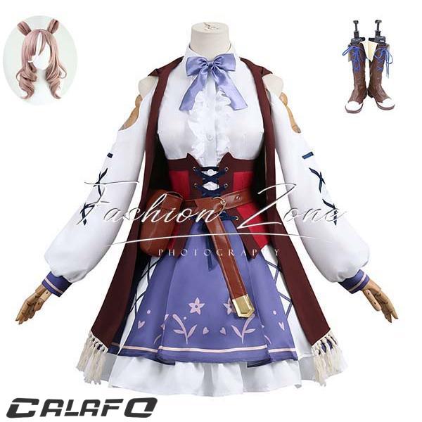 ◇ウマ娘 プリティーダービー 風 マチカネタンホイザ 勝負服 コスプレ