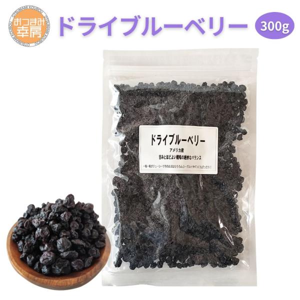 ドライブルーベリー  300g  アメリカ産 ドライフルーツ 業務用 おつまみ幸房 秀信