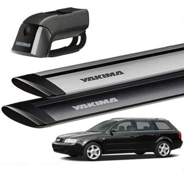 YAKIMA 正規品 アウディ A6/S6 ワゴン/オールロード 4B系 ルーフレール付き車両に適合 ベースキャリアセット (ティンバーライ