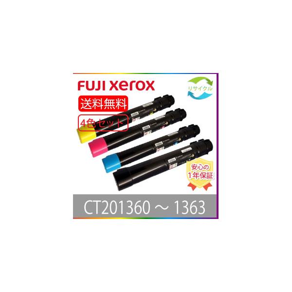 富士フイルム CT201360/1361/1362/1363 4色セット リサイクル 旧富士