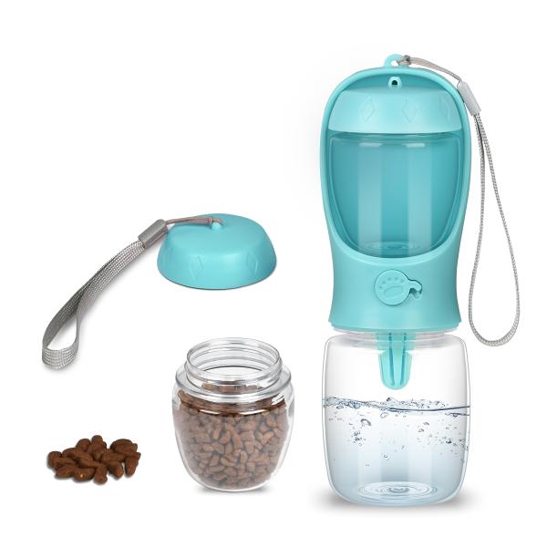 【爆買】材質 ○ ロープ/ナイロン○ フタ/食品用ABS樹脂○ パッキン/シリコン○ ボトル/PET樹脂適用 350mlは超小型犬や小型犬にオススメ550mlは中型犬や大型犬にオススメサイズ 350ml：本体サイズ約高さ22cm×直径7.5...