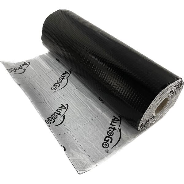 サイズ：約厚み2.3mm×幅46CM×長さ5M （1ロール入り）<br>本体重量: 約9.76kg。<br>材質:表面アルミ箔+裏面ブチル材テープ<br>ご注意:制振シートはロール状で出荷されるため、表面...