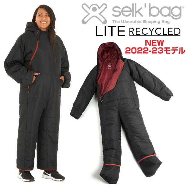 Selk'bag Lite Recycled Wearable Sleeping Bag Black M