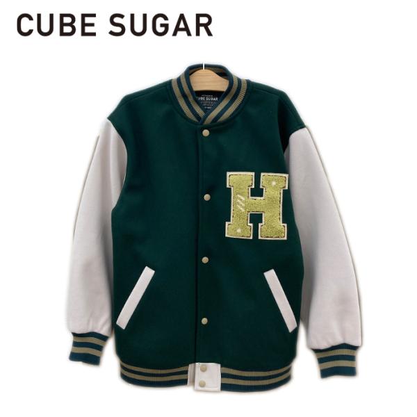CUBE SUGAR ウールフィールロゴ刺繍スタジャン high-tree-y_amyu--14063893