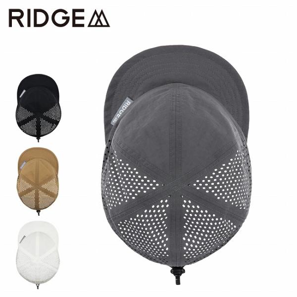 RIDGE MOUNTAIN GEAR リッジマウンテンギア Basic Cap Punching ベーシックキャップパンチング 【 帽子 撥水 通気性 防風 UVカット 】【メール便・代引不可】