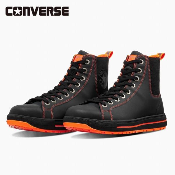 CONVERSE コンバース ALL STAR PS II SIDEGORE HI/UNIVERSAL OVERALL オールスターPS II サイドゴアHI 33703150 【 安全靴 作業靴 JSAA規格 A種 スニーカー 】