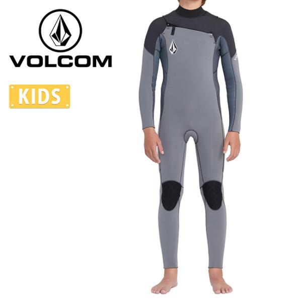 VOLCOM ボルコム Big Boys Modulator 4/3mm Chest Zip Long Sleeve Fullsuit ビッグボーイズモジュレーター4/3mmチェストジップロングスリーブフルスーツ CHR C9532330 ...