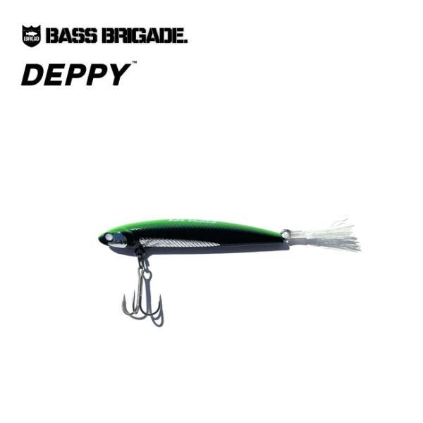 BASS BRIGADE バスブリゲード BRGD×DEPPY COLLABORATION LURE BLACK/NEON GREEN バスブリゲード×デッピーコラボレーションルアー DPBG02 【釣り/フィッシング】