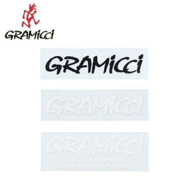 Gramicci グラミチ Gramicci CUTTING STICKER グラミチカッティングステッカー GAC-022 【アウトドア/シール/カスタム】【メール便・代引不可】