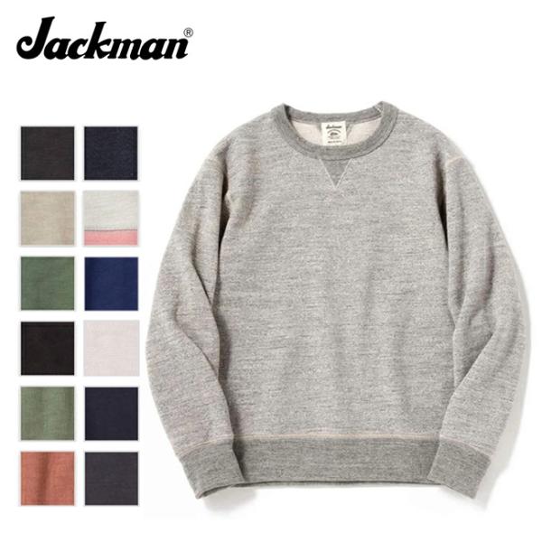 Jackman ジャックマン GG Sweat Crewneck スウェットクルーネック JM7292 【 アウトドア トレーナー 長袖 トップス 】
