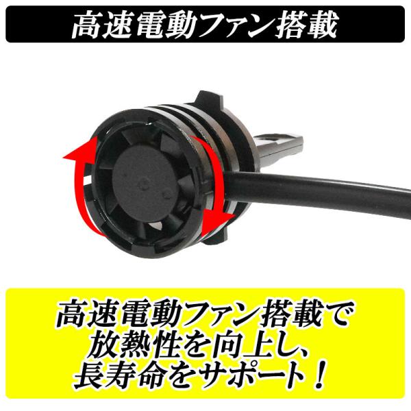 �n�C�G�[�X 200�n 1�^ 2�^ 3�^ 4�^ 6�^ LED �n�C�r�[�� HB3 �Ԍ��Ή� LED�o���u �z���C�g 12V-24V�Ή� 6000LM ���������@�\�t�� ���i�摜4