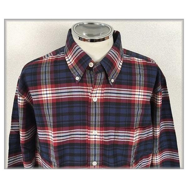 80s L.L. Bean デッドストック チェック柄 長袖シャツ L.L.Bean（エルエルビーン） デッドストック 80's 80年代 香港製