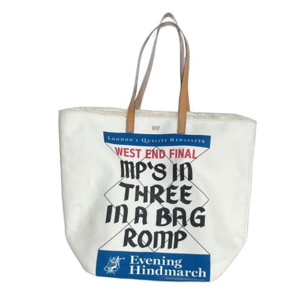 ANYA HINDMARCH（アニヤ・ハインドマーチ） トートバッグ NEWSPAPER