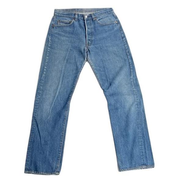 ハチマル 内股シングル LEVI'S 501 レギュラー ビンテージ 80s 80s USA製 リーバイス501 ハチマル ジーンズ 実寸W30 黒カン
